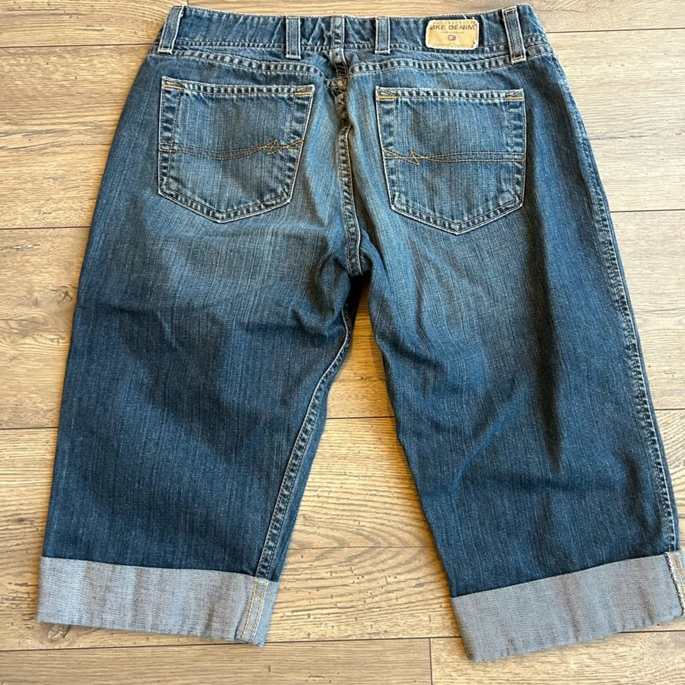 BKE Dark Blue Denim Long Shorts